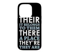 Carcasa para iPhone 14 Pro Her There Are - Inglés Gramática