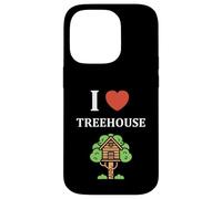 Carcasa para iPhone 14 Pro Home Nature Tree House Minimalist Simple i Love Treehouse