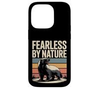 Carcasa para iPhone 14 Pro Honey Badger Vintage de Fearless by Nature