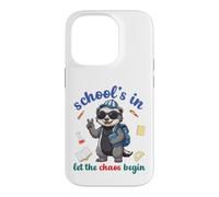 Carcasa para iPhone 14 Pro Honey Badger Volver a la Escuela Vibra Escuelas En Deja Que Comience el Caos