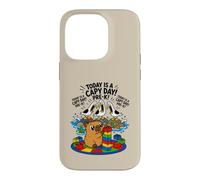 Carcasa para iPhone 14 Pro Hoy es un día de Capibara, Divertido Juego de Palabras de Capibara, Gaviota, Grito Antes de K