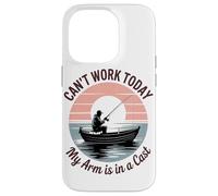 Carcasa para iPhone 14 Pro Hoy No Puedo Trabajar Tengo El Brazo Escayolado Fisherman