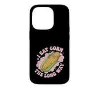 Carcasa para iPhone 14 Pro Humor Adulto Divertido I Eat Corn The Long Way
