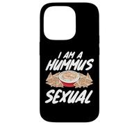 Carcasa para iPhone 14 Pro I Am A Hummus Sexual Vegan Food Spread Juego de Palabras