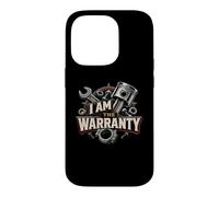 Carcasa para iPhone 14 Pro I Am The Warranty Mecánico Funny Race Car Parts Repair Guy