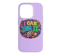 Carcasa para iPhone 14 Pro I Can Dig It Hippie 60s Diciendo