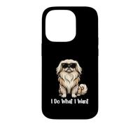 Carcasa para iPhone 14 Pro I Do What I Want - Pekinese Mom Peke Dog Mom Dog Dad