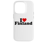 Carcasa para iPhone 14 Pro I Love Heart Finlandia