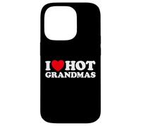 Carcasa para iPhone 14 Pro I Love Hot Grandmas Gracioso Abuela Abuela Abuelas Que me follaría Milf Gran Mamá