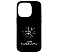 Carcasa para iPhone 14 Pro I Love Neuroscience Brain Design Stem Neurociencia Cita