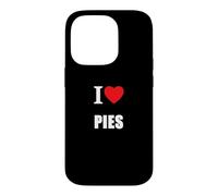 Carcasa para iPhone 14 Pro I Love Pies Carne Patata Manzana Pizza Baker Chef Cocinero