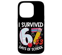 Carcasa para iPhone 14 Pro I Survived 67 + 33 Days School Kids Funny 100th Day School