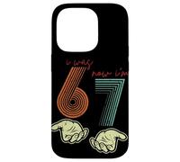 Carcasa para iPhone 14 Pro I Was 6 Now I'm 7 Funny 7th Birthday Retro Hands Meme Girls