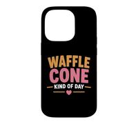 Carcasa para iPhone 14 Pro Ice Cream Dessert Summer Food Humor Waffle Cone Kind of Day