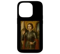 Carcasa para iPhone 14 Pro Icono católico de Santa Juana de Arco
