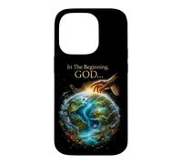 Carcasa para iPhone 14 Pro In The Beginning God... Earth Genesis 1:1 Bible Verse Nature