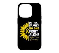 Carcasa para iPhone 14 Pro In This Family No One Fight Alone Childhood Cancer Awareness