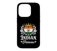 Carcasa para iPhone 14 Pro Indian Princess India Flag Proud Indian Girl
