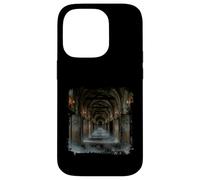 Carcasa para iPhone 14 Pro Infinito Gótico Puerta Pasillo Misterio Fantasía Oscura Gráfico
