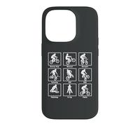 Carcasa para iPhone 14 Pro Infografía BMX Bike, BMX Bici Ciclista Bicicleta Race BMX