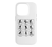 Carcasa para iPhone 14 Pro Infografía BMX Bike, BMX Bici Ciclista Bicicleta Race BMX