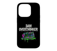 Carcasa para iPhone 14 Pro Insomnia 3AM Overthinker Melting Clock Aesthetic