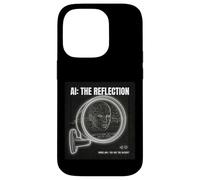 Carcasa para iPhone 14 Pro Inteligencia Artificial Espejo Datos Self Cyberpunk Large AI