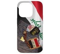 Carcasa para iPhone 14 Pro Irak Bagdad Irak Home IRQ Diseño de Mapa iraquí I Love Irak Flag