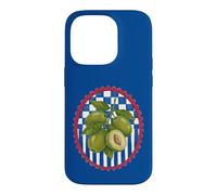 Carcasa para iPhone 14 Pro Italian Summer Olives Beachy Coastal Botanical Decor