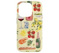 Carcasa para iPhone 14 Pro Italiano Europeo Verano Preppy Coastal Collage Estética