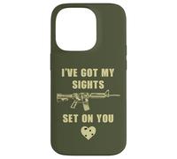 Carcasa para iPhone 14 Pro I've Got My Sights Set On You - Funny Sarcastic Gun Humor