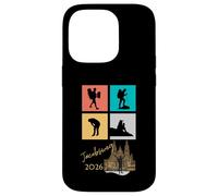 Carcasa para iPhone 14 Pro Jacobsweg 2026 Diseño de Fases del Peregrino del Camino de Santiago