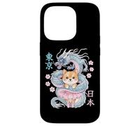 Carcasa para iPhone 14 Pro Japonés Dragon Kawaii Ballet Ballerina Lindo Anime Amante