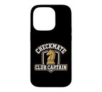 Carcasa para iPhone 14 Pro Jaque Mate Club Capitán Ajedrez Estratega
