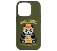 Carcasa para iPhone 14 Pro Jardinería Porque el Asesinato está Mal Amante de Las Plantas Panda Malvado