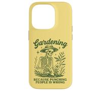 Carcasa para iPhone 14 Pro Jardinería Porque Golpear a la Gente es un Esqueleto incorrecto