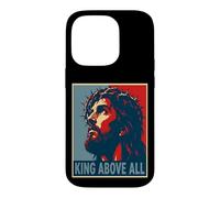 Carcasa para iPhone 14 Pro Jesucristo Rey sobre Toda Fe Cristiana
