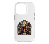 Carcasa para iPhone 14 Pro Jesús Bienaventuranzas Sermón Mosaico Gótico Arte Cristiano Icono
