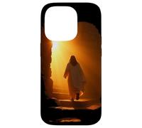 Carcasa para iPhone 14 Pro Jesus Christ Glorious Resurrection Christian Faith (Black)