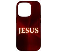 Carcasa para iPhone 14 Pro Jesus: Christian Faith Glowing Name of Christ Resurrection