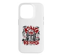 Carcasa para iPhone 14 Pro Jesús el Rey todavía Reina Christian Knight Faith