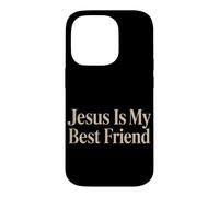 Carcasa para iPhone 14 Pro Jesús es mi Mejor Amigo Fe Cristiana Adoración Religiosa