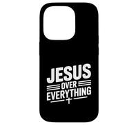 Carcasa para iPhone 14 Pro Jesús sobre Todo Fe Inspiradora