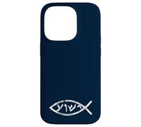 Carcasa para iPhone 14 Pro Jesús Yeshua en el Idioma arameo de Peces Que habló