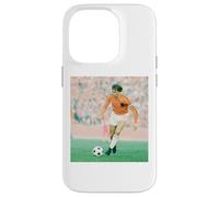 Carcasa para iPhone 14 Pro Johan Cruyff En Acción Holanda Argentina Copa Mundial de Fútbol