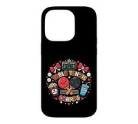 Carcasa para iPhone 14 Pro Jugador de Ping Pong de campeones de Tenis de Mesa Kawaii