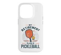 Carcasa para iPhone 14 Pro Jugador Senior del Plan de jubilación de Pickleball Divertido