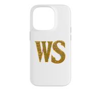 Carcasa para iPhone 14 Pro Jugar Títulos Comedias Historias Tragedias Bard Initials