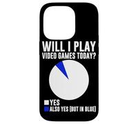 Carcasa para iPhone 14 Pro ¿Jugaré Videojuegos Hoy Sí También Sí Pero En Azul