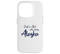 Carcasa para iPhone 14 Pro Just a Girl Who Loves Alaska Cute Alaska Girl